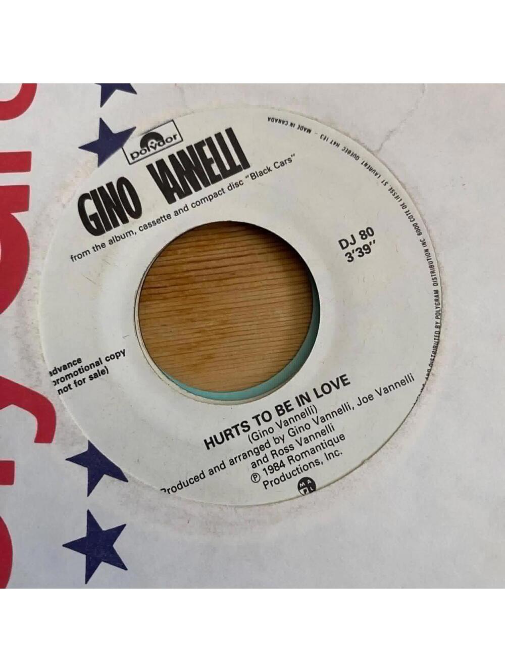 Gino Vannelli - Hurts to be In Love DJ 80 45rpm VG+ R33